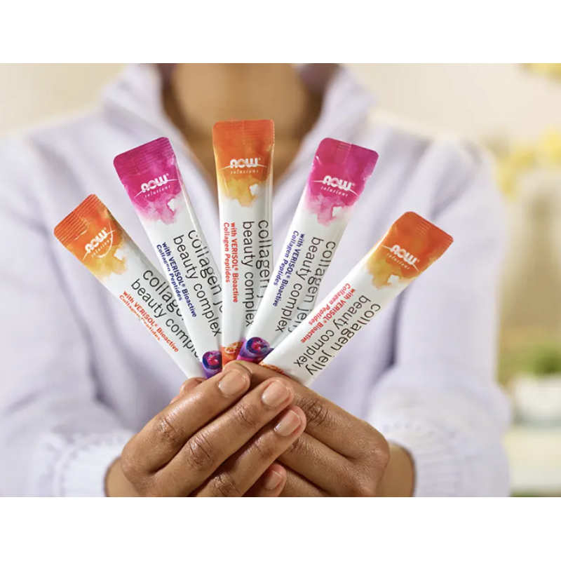NOW Foods Collagen Jelly Beauty Complex 10 želee pulgad foto